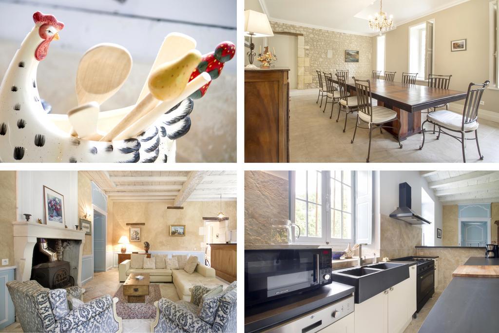 Chateau De Puyrigaud Bed & Breakfast Léoville Dış mekan fotoğraf